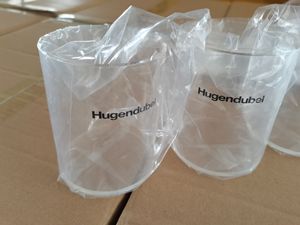 Vases à fleurs en acrylique transparent sur table, cylindre de boîte d'alimentation pour fleurs, porte-stylo avec impression Logo - Product Image 3