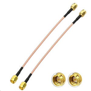 Kabel Data antena koaksial 2 pria Rg316 50ohm dengan isolasi PTFE untuk aplikasi elektronik - Product Image 5