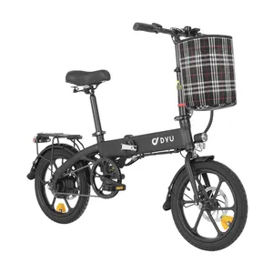 الصين مصنع DYU العلامة التجارية جديد الطاقة الكامل تعليق الرجعية خمر E الدراجة Ebike دراجة جبلية الكهربائية طوي مدينة الدراجة