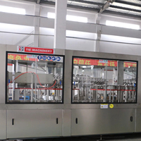 Machine automatique 3-en-1 de lavage, remplissage et bouchage de bouteilles électriques haute précision SYD-24-24-8 pour bouteilles en plastique/PET d'eau minérale