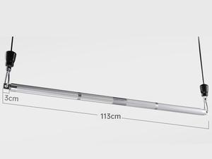 معدات رياضية، ملحق كابل للسحب الدوار، قضيب لاتس 48 بوصة مع مقابض كروية - Product Image 5