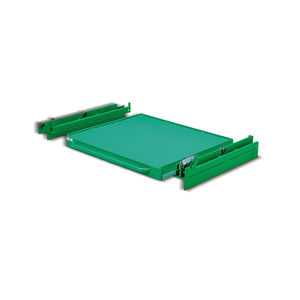 Fami System Ar 3-Edge Worktop With Telescopic Extension L805 D845 Green Ral6011 - Product Image 3