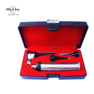 Otoscopio conjunto-batería mango 3 espéculos auriculares 1 Nasel Specula - Ent de diagnóstico-Cirugía General instrumentos