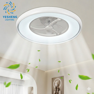 Fournisseur fiable de ventilateurs de plafond, vente en gros, ventilateurs modernes à LED avec télécommande, moteur DC, débit d'air élevé, silencieux, prix d'usine - Product Image 1