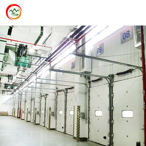 <span class=keywords><strong>Porte</strong></span> basculante d'entrepôt vertical sectionnel industriel de conception moderne coulissement automatique coupe-vent en polymère pour ascenseur d'usine - Product Image 2