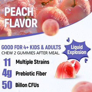 Private Label Probiotic Gummies with Nutritional Supplements Improve Mood Naturally and Cleanse Detox Function <b>Gummy</b> <b>Candy</b> - Product Image 6