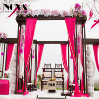 NOVA Tissu et Rideau Ajustables pour Décoration de Mariage