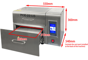 Nettoyeur UV de bureau de l'ozone avec 12 "<span class=keywords><strong>X</strong></span> 12" chambre et étape de chauffage jusqu'à 150C - Product Image 4