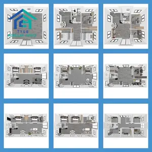 주택 tygb 2026 맞춤형 미니 조립식 야외 모듈 식 조립식 컨테이너 주택 거주