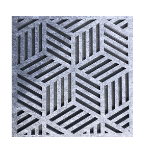 Paneles de pared hexagonales de panel de techo acústico 2200GSM personalizados para cine en casa - Product Image 3