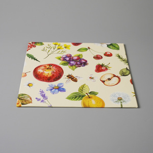 SunShine - Produit en promotion : Assiettes carrées en papier alimentaire 8x8 pouces, couleur et logo personnalisables, dorées, pour pâtisserie et gâteaux - Product Image 2