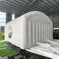 Simulateurs de golf Pop up tente gonflable pratique de club de golf portable tente d'air intérieur extérieur boîtier de simulateur de golf avec écran