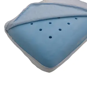 Cooling Gel Sleeping Neck Cervical Memory Foam Pillow for Hilton with Cool Cover