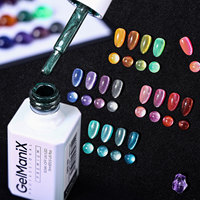 Gel UV 18 Couleurs 15ml Effet Magnétique Longue Durée 28 Jours Végan Non Toxique DIY Facile Bouteille Effet Œil de Chat Cristal