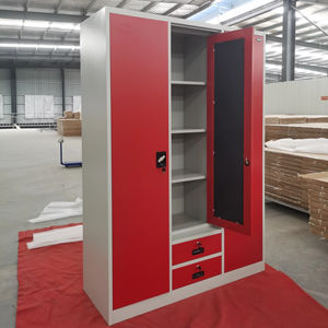 <span class=keywords><strong>Cassettiera</strong></span> staccabile a <span class=keywords><strong>3</strong></span> <span class=keywords><strong>ante</strong></span> in acciaio facile da installare <span class=keywords><strong>con</strong></span> cassetti <span class=keywords><strong>armadio</strong></span> per camera da letto in stile indiano - Product Image 1