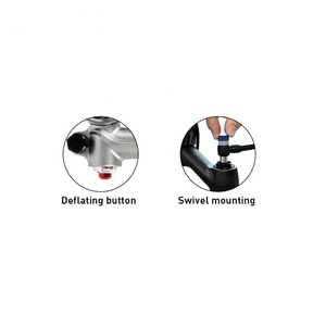 Pompe à air haute pression Worldcycle Modèle 1506 400 PSI en alliage d'aluminium avec manomètre, adaptateur <span class=keywords><strong>de</strong></span> valve et buse étanche FAST pour VTT et vélo <span class=keywords><strong>de</strong></span> route - Product Image 4