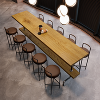 Dossier de loisirs modernes Banc de maison rond simple Tabouret de chaise de bar haut
