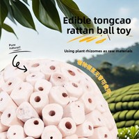 Jouet naturel pour oiseaux, boules de pulpe comestibles pour perruches moine, tourtereaux, jouet à mâcher sûr pour perroquets