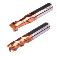 SongQi HRC 45/55/60/65 tige parallèle solide carbure de tungstène fraise en bout CNC fraise en bout pour métal en acier inoxydable