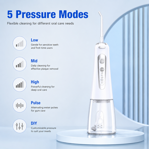 Hydropulseur Rechargeable Luxsmile 5 Modes – <span class=keywords><strong>Le</strong></span> <span class=keywords><strong>Plus</strong></span> <span class=keywords><strong>Puissant</strong></span> – Meilleures Offres pour une Hygiène Buccale Optimale - Product Image 1