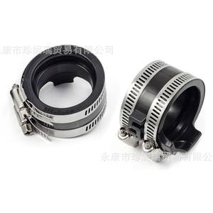 ตัวเชื่อมต่อฮอนด้า วีที 1100 แคลมป์ท่อร่วมไอดีแบบกลมสแตนเลสสำหรับอะไหล่ซ่อมรถจักรยานยนต์แบบสตรีท - Product Image 5