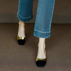 Venta al por mayor directa de fábrica: Nuevas sandalias planas romanas Baotou de verano para mujer con combinación de colores - Product Image 3