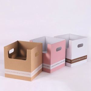 Nouveauté : boîte à fleurs unique pour bonsaï, boîte à fleurs pliée carrée, boîte cadeau pour fleuriste, matériau d'emballage - Product Image 3