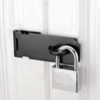 Shingstar BlackSwivel Hasps Lock Spring Swivel Hasps Lock Heavy Duty Spring Swivel Hasps Lock