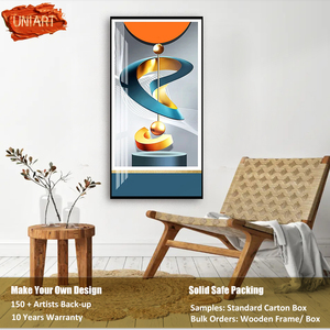 Art mural suspendu en aluminium cristal 3D Art <span class=keywords><strong>d</strong></span>éco brillant, directement <span class=keywords><strong>de</strong></span> l'usine, <span class=keywords><strong>entrée</strong></span>, <span class=keywords><strong>couloir</strong></span>, minimaliste, géométrique, impression en cristal <span class=keywords><strong>de</strong></span> verre - Product Image 2