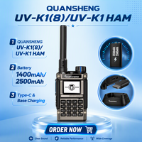 QUANSHENG UV-K1(8) UV-K1 UV-K1 Walkie Talkie Portabel Multi Band Transceiver Pemrograman USB Input Bahasa Inggris Cina Tipe C