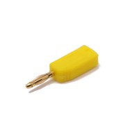 25.206 AMASS Prise banane rectangulaire mâle 2,0 mm en cuivre pur plaqué or, boîtier PA, indice de protection IP20, tête de lanterne, résiste à 10A