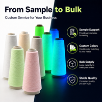 Grande pelote de fil écologique anti-bactérien Glow Dark pour amigurumi, chapeaux, broderie, vêtements de rave, fête sous lumière noire, créatif