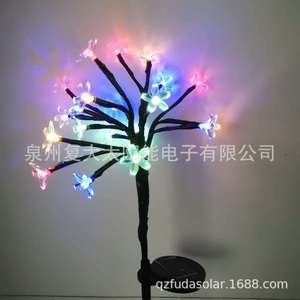 Solar Cherry Blossom Lawn Lights <b>LED</b> Outdoor Garden <b>Tree</b> Plug In Water Resistant - Product Image 2