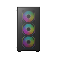 Boîtier PC Gaming AntarcChill Micro-ATX/ITX Silencieux, Tour Moyenne avec Panneaux en Maille et en Verre, En Stock