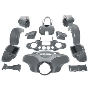 HR3-guardabarros de motocicleta, alforja para Harley <span class=keywords><strong>CVO</strong></span> <span class=keywords><strong>Street</strong></span> <span class=keywords><strong>Glide</strong></span> 90600001, gris, <span class=keywords><strong>2018</strong></span> - Product Image 1