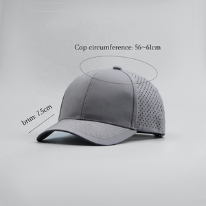 <span class=keywords><strong>2025</strong></span> mùa hè Nhanh chóng làm khô mặt trời bảo vệ Mũ bóng chày cho nam giới và phụ nữ lớn đầu chu vi đỉnh mũ Laser khoan - Product Image 3