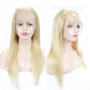 Sitios web de compras en línea de 30 pulgadas barato ombre indio templo Rubio pre arrancado <span class=keywords><strong>color</strong></span> 613 pelucas de encaje completo cabello humano 100% virgen - Product Image 1