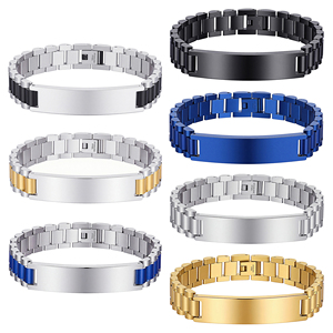 Fashion Stainless Steel Watch <strong>Chain</strong> Bracelets Necklace Set <strong>Name</strong> Laser Engraved Customized Logo Cuban Link <strong>Chain</strong> for Necklace - Product Image 6