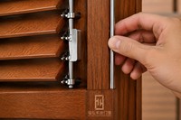 Дверь с высокой вентиляцией и регулируемыми жалюзи, естественная вентиляция, защита от дождя и пыли