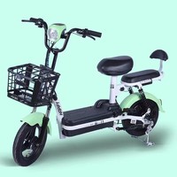 Vélo électrique à deux roues pour adultes Little Prince, 48V, cadre léger en acier à haute teneur en carbone, freins à moyeu avant/arrière, scooter 45-55 km