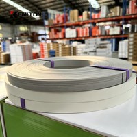 Bande de bordure en PVC couleur unie haute brillance, étanche et résistante aux rayures, pour panneaux de meubles de cuisine et tables