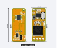 KONST Centrale électrique portable, mini-relais LED, interrupteur à distance sans fil, 4V 12V, micro-pression, code de roulement, accès à distance