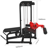 Machine de musculation commerciale pour l'entraînement des jambes, équipement de fitness pour soulevé de jambes couché, machine à soulever les jambes à charge par broches