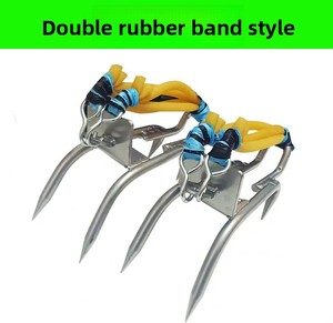 Équipement <span class=keywords><strong>d</strong></span>'escalade <span class=keywords><strong>d</strong></span>'arbre de sécurité en plein air, bottes de randonnée pour grimper aux poteaux et aux arbres en bois, avec crochets en acier inoxydable durables et tranchants - Product Image 3