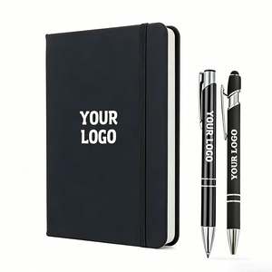 Notebook Custom Business Logo Promotional Gift <b>A5</b> Journals Notebook Leather Hardcover Notebook Custom Embossed logo - Product Image 1