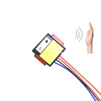 Swipe LED Capteur de mouvement Gradateur Conception d'onde mains libres 12-24V DC Entrée Commutateur manuel Type Contrôleur Commutateur miroir sans contact