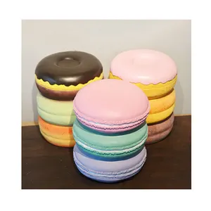 Hete Verkoop Macaroon Donuts Hamburger Kruk Stoel Kinderkamer Kledingwinkel Winkelcentrum Decoraties Ornamenten Fotografie Rekwisieten