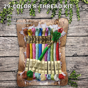 Großhandel 29-Farben-R-Faden 150D/2*6 Metallic-Sticks tich mit hoher Zähigkeit zum Nähen Hands tricken pro Einheit Nähgarn - Product Image 2