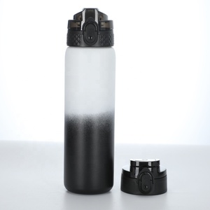 Customized Double Wall 304 Stainless Steel 750ml Eco-friendly Vacuum Insulated <b>Straw</b> Type Wide Mouth Hiking Biking Sports Water - Product Image 1