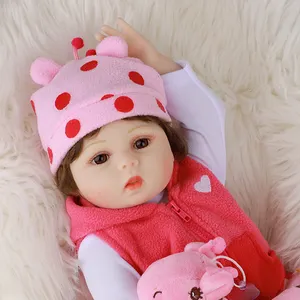 Custom Hot Sale Realistic Soft Silicone Vinyl Doll Lovely Full Body Washable Children Gift